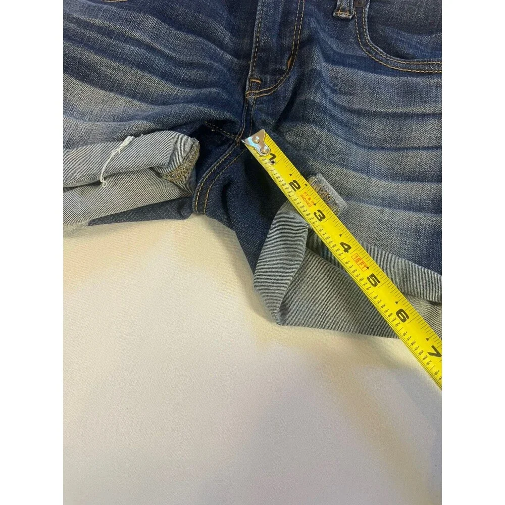 American Eagle Midi Blue Super Super Stretch Womens Denim 0 - Picture 6 of 12